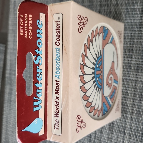 Waterstone Set of 2 Matching Coasters NEW - Picture 3 of 3